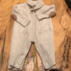 Newborn sweater onesie